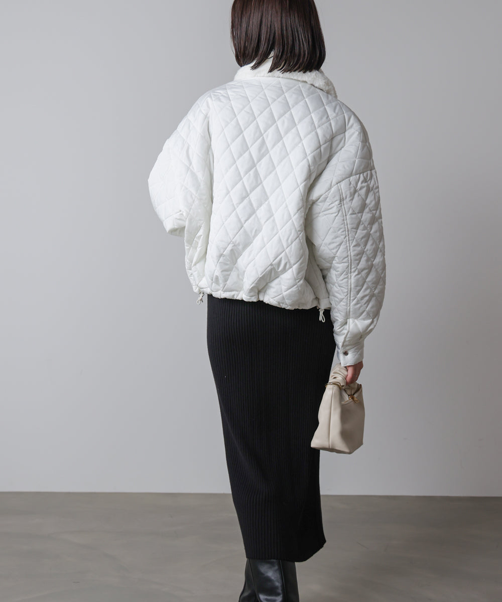 タフタダイヤキルト中綿ジャケット