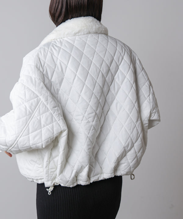 タフタダイヤキルト中綿ジャケット