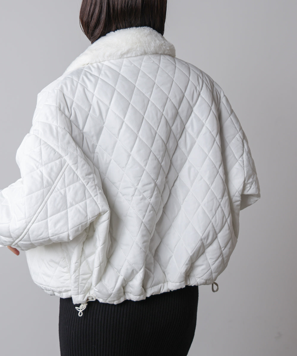 タフタダイヤキルト中綿ジャケット