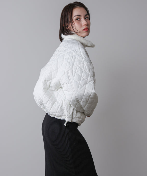 タフタダイヤキルト中綿ジャケット