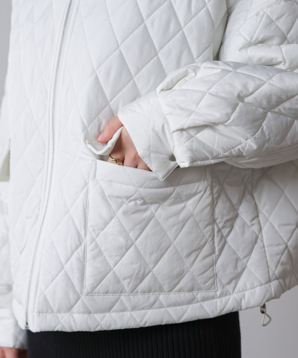 タフタダイヤキルト中綿ジャケット