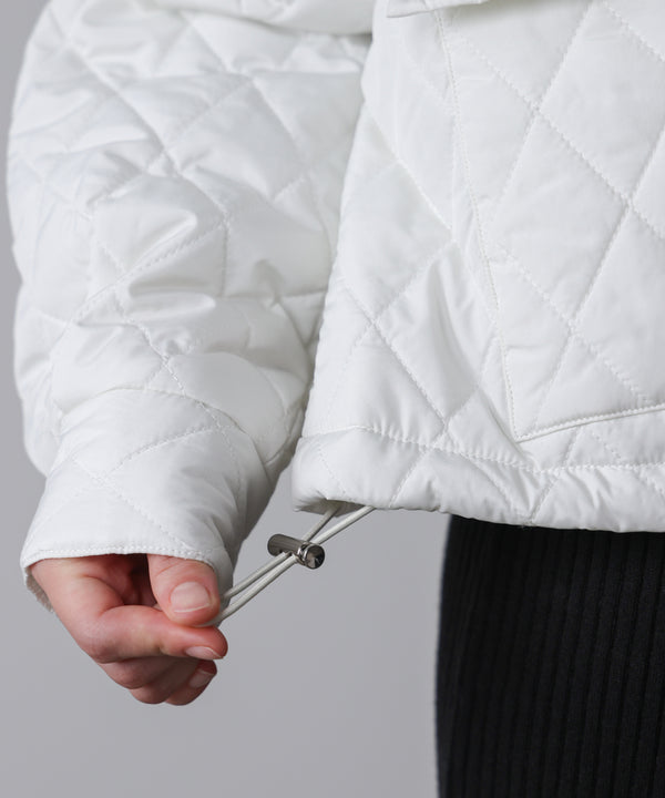 タフタダイヤキルト中綿ジャケット