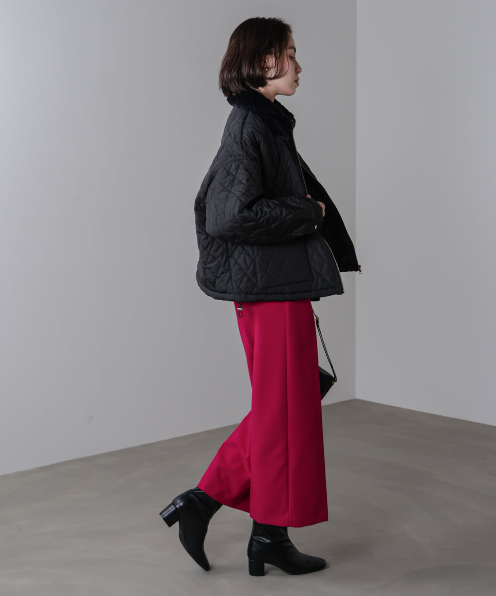 タフタダイヤキルト中綿ジャケット