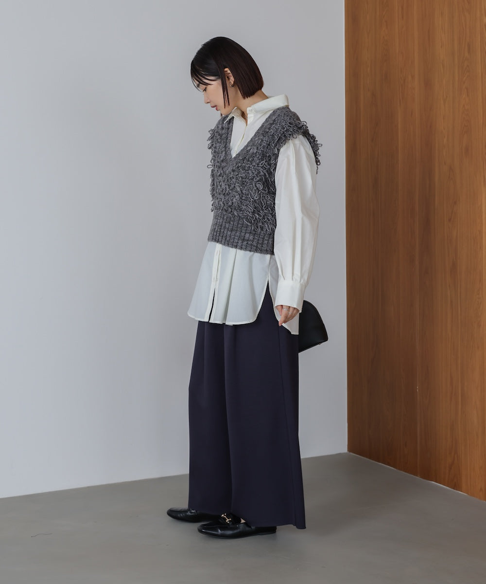 【WEB限定】フリンジニットベスト