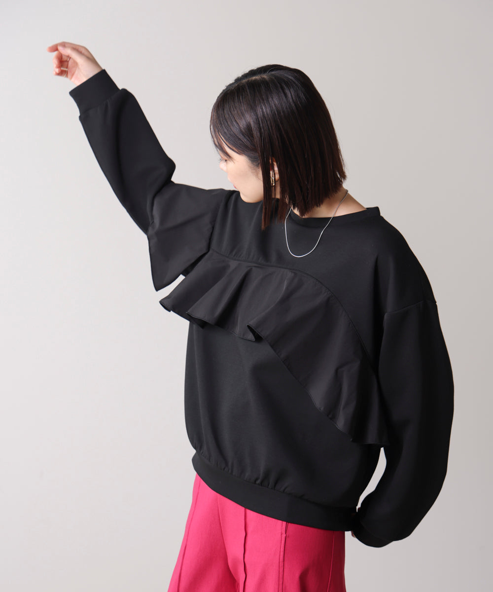 【WEB限定】バストフリルプルオーバー