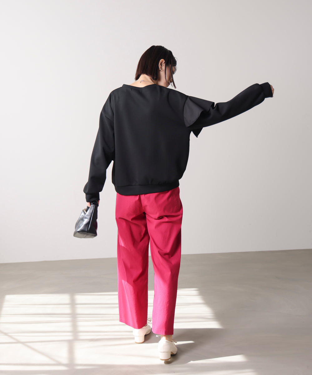 【WEB限定】バストフリルプルオーバー