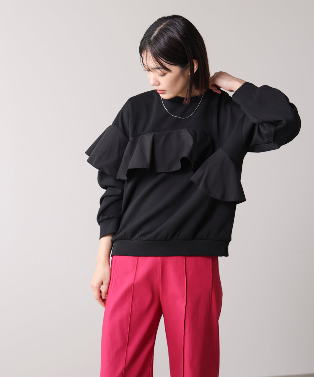 【WEB限定】バストフリルプルオーバー