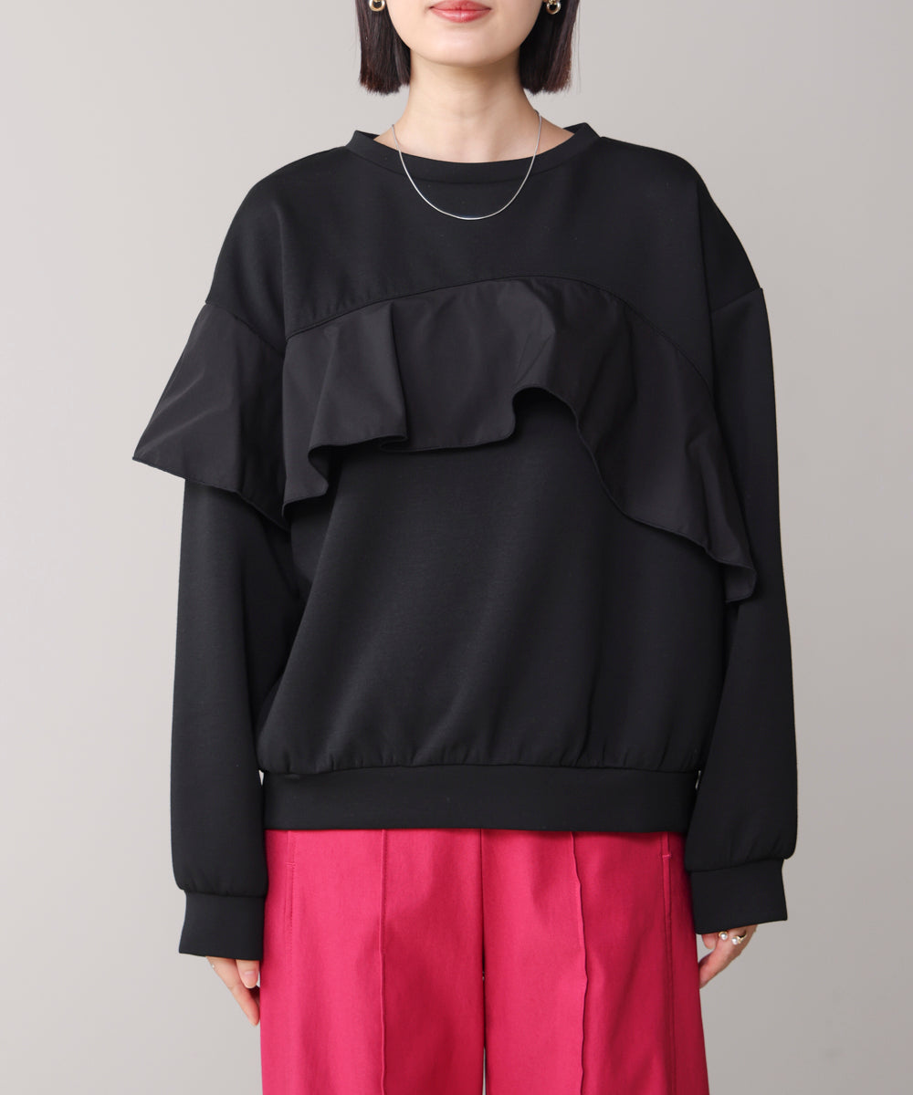 【WEB限定】バストフリルプルオーバー