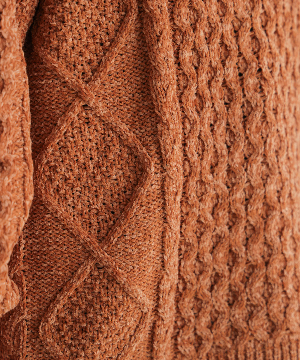 【WEB限定】モールケーブルニット