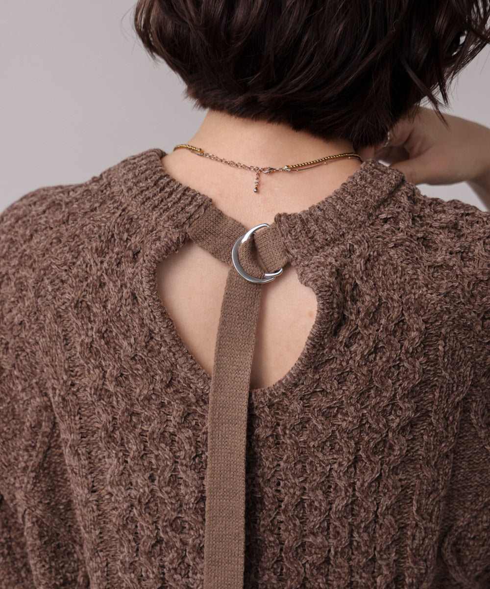 【WEB限定】モールケーブルニット