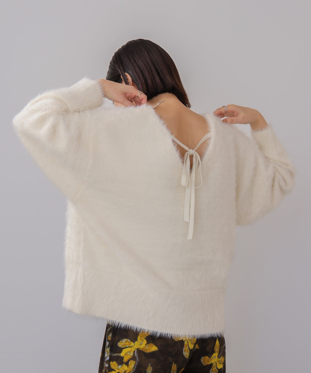 バルキーフェザーVニット