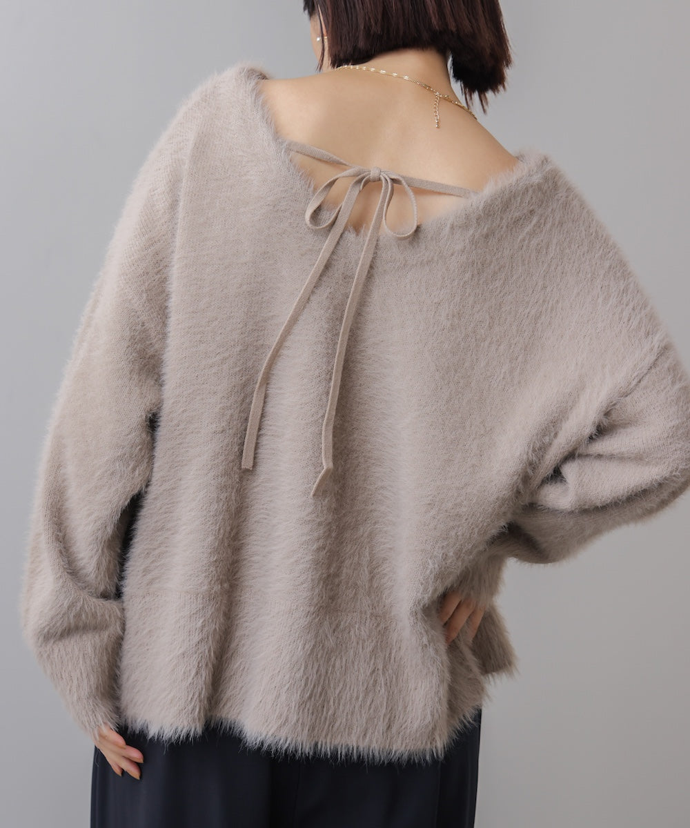 バルキーフェザーVニット