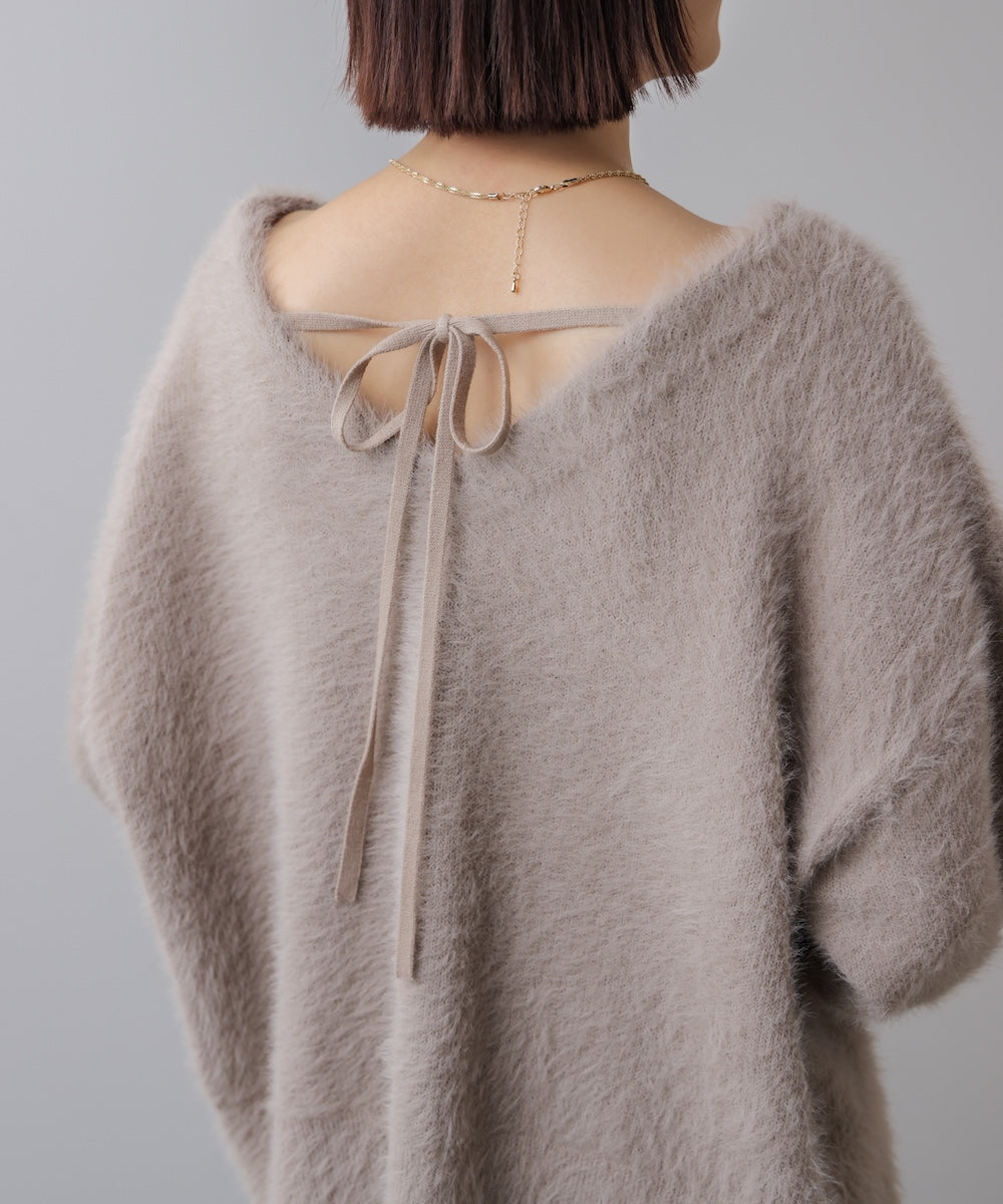 バルキーフェザーVニット