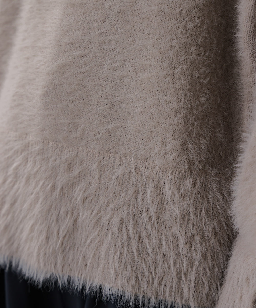 バルキーフェザーVニット