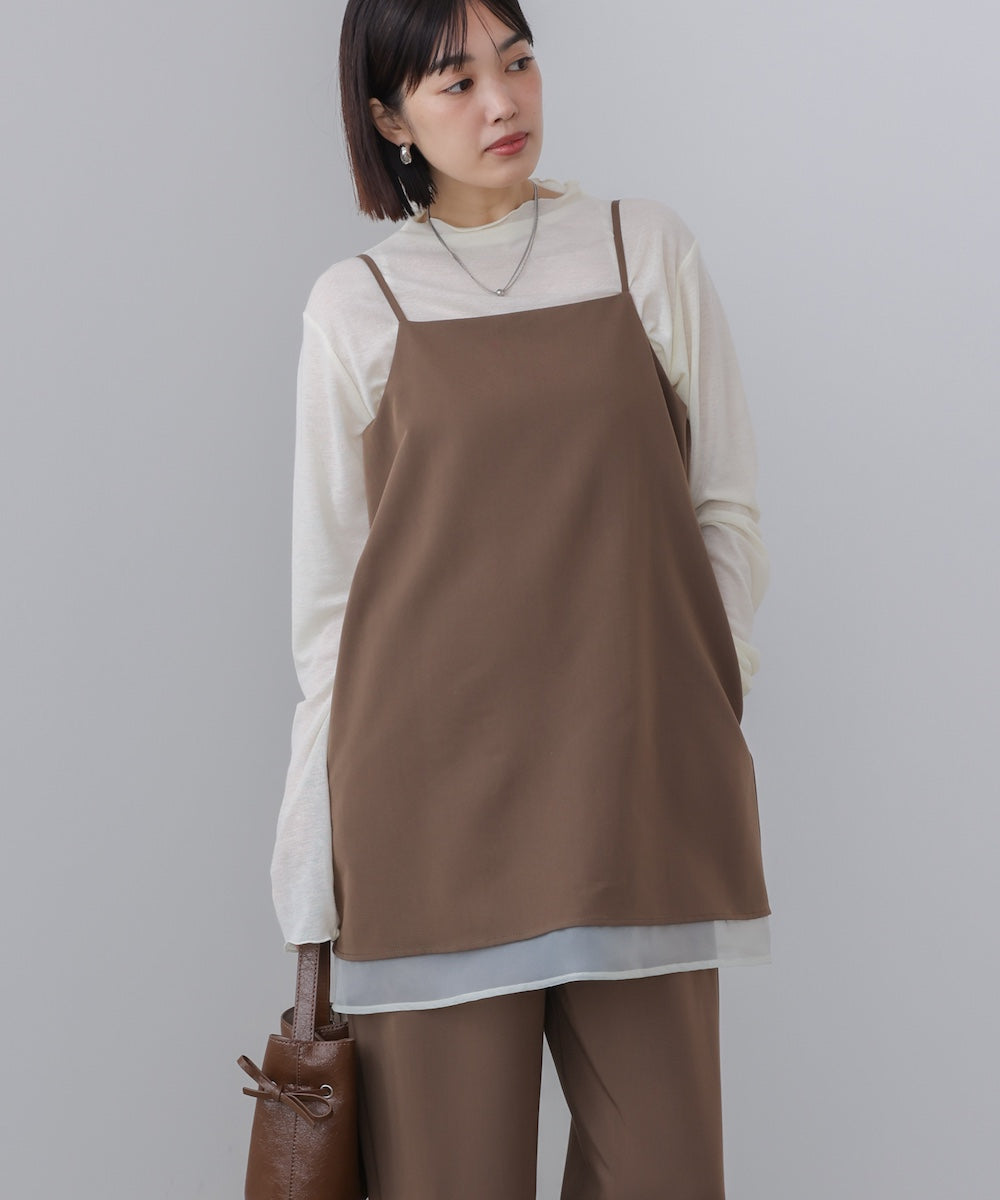 レイヤードサロペット