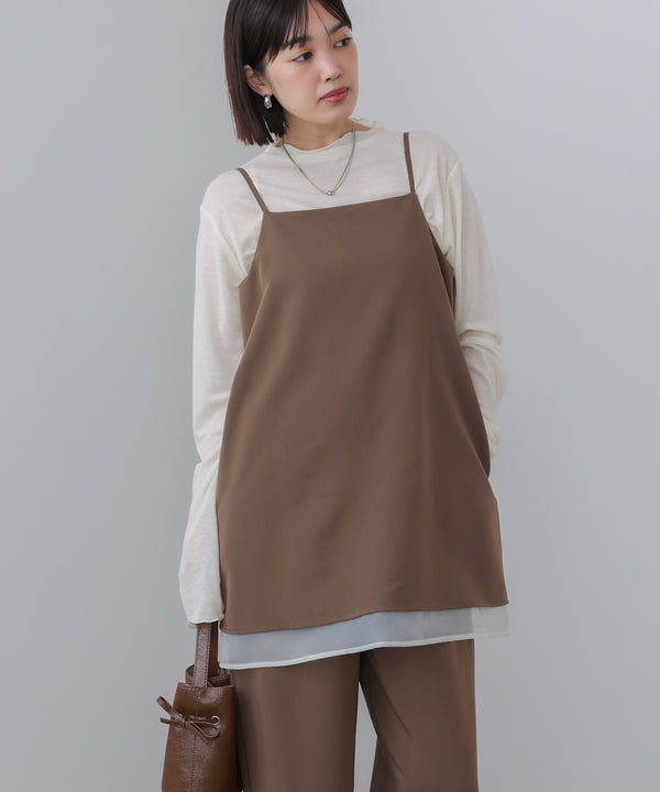 レイヤードサロペット