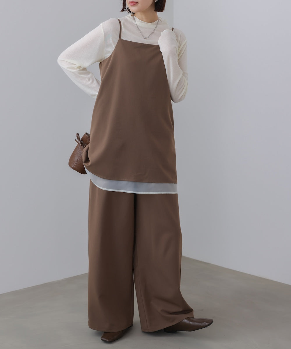 レイヤードサロペット