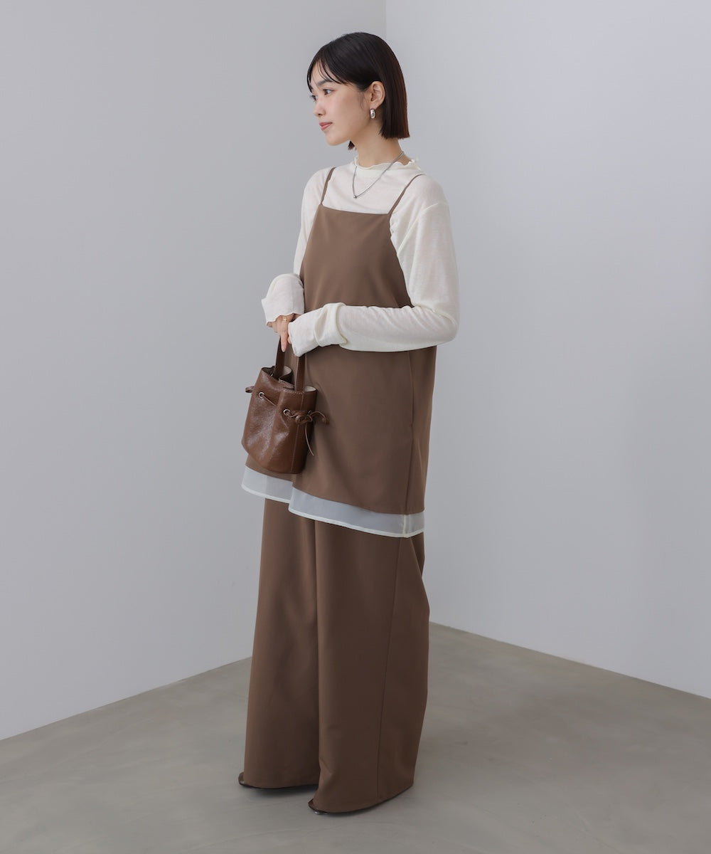 レイヤードサロペット