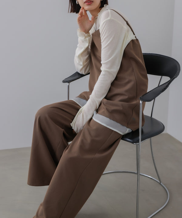 レイヤードサロペット