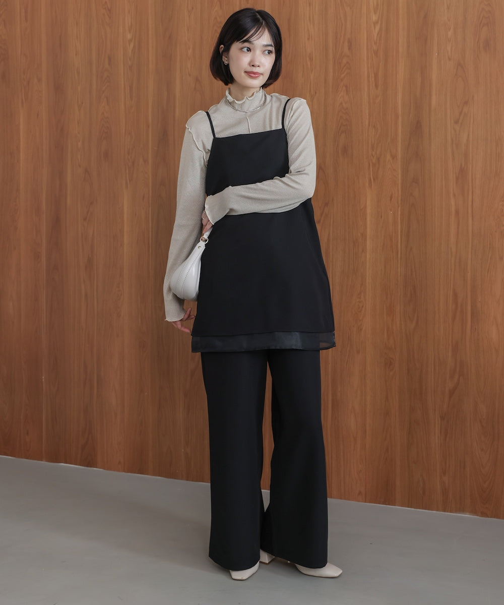 レイヤードサロペット