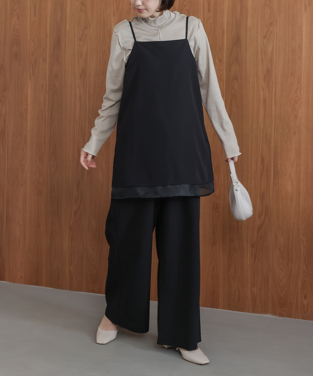 レイヤードサロペット