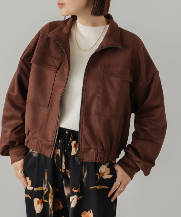 【WEB限定】ビックポケットスエードジャケット