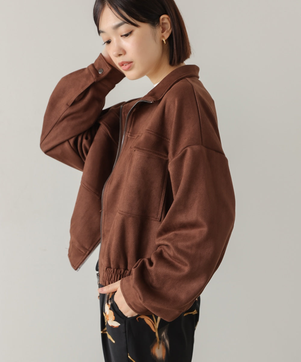 【WEB限定】ビックポケットスエードジャケット