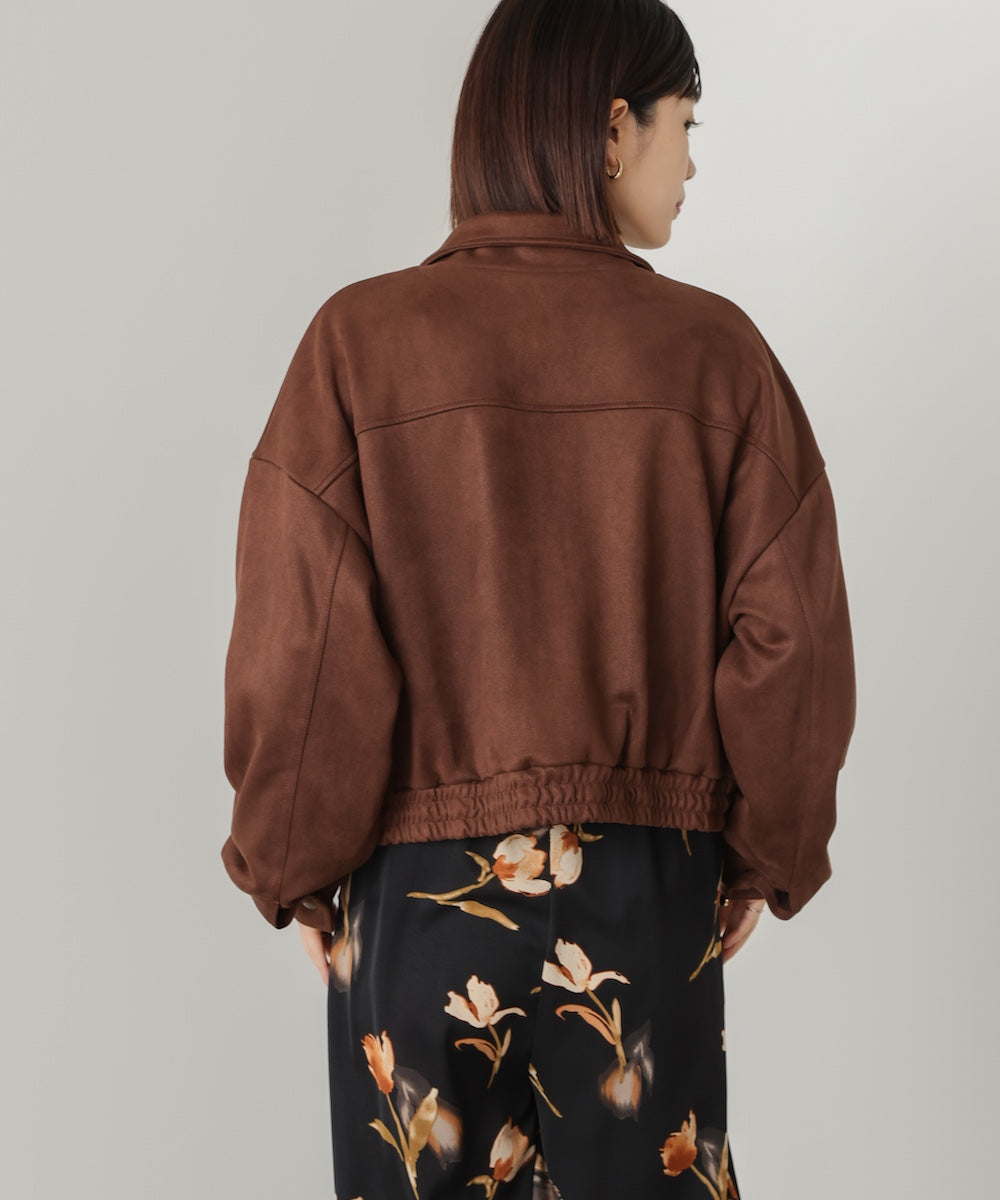 【WEB限定】ビックポケットスエードジャケット