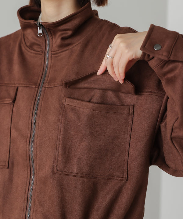 【WEB限定】ビックポケットスエードジャケット