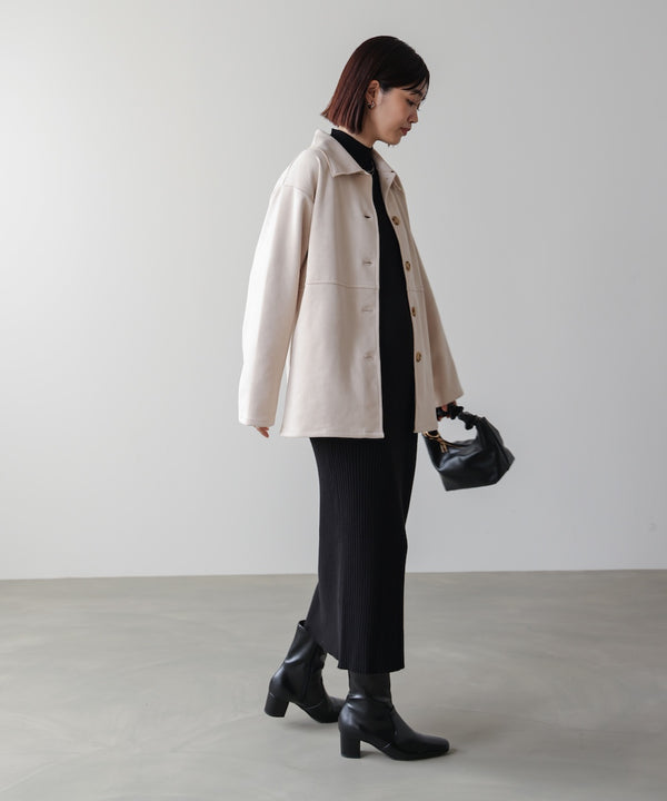 【WEB限定】ステンカラースエードジャケット