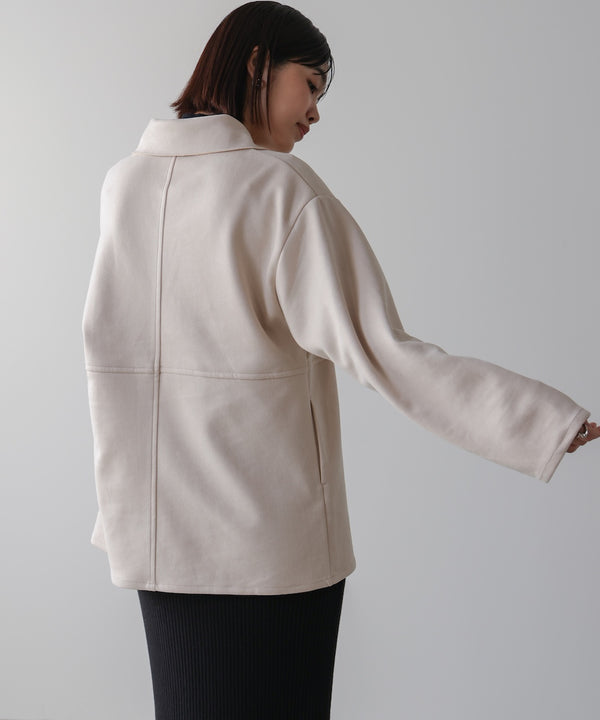 【WEB限定】ステンカラースエードジャケット