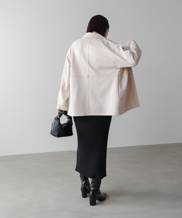 【WEB限定】ステンカラースエードジャケット