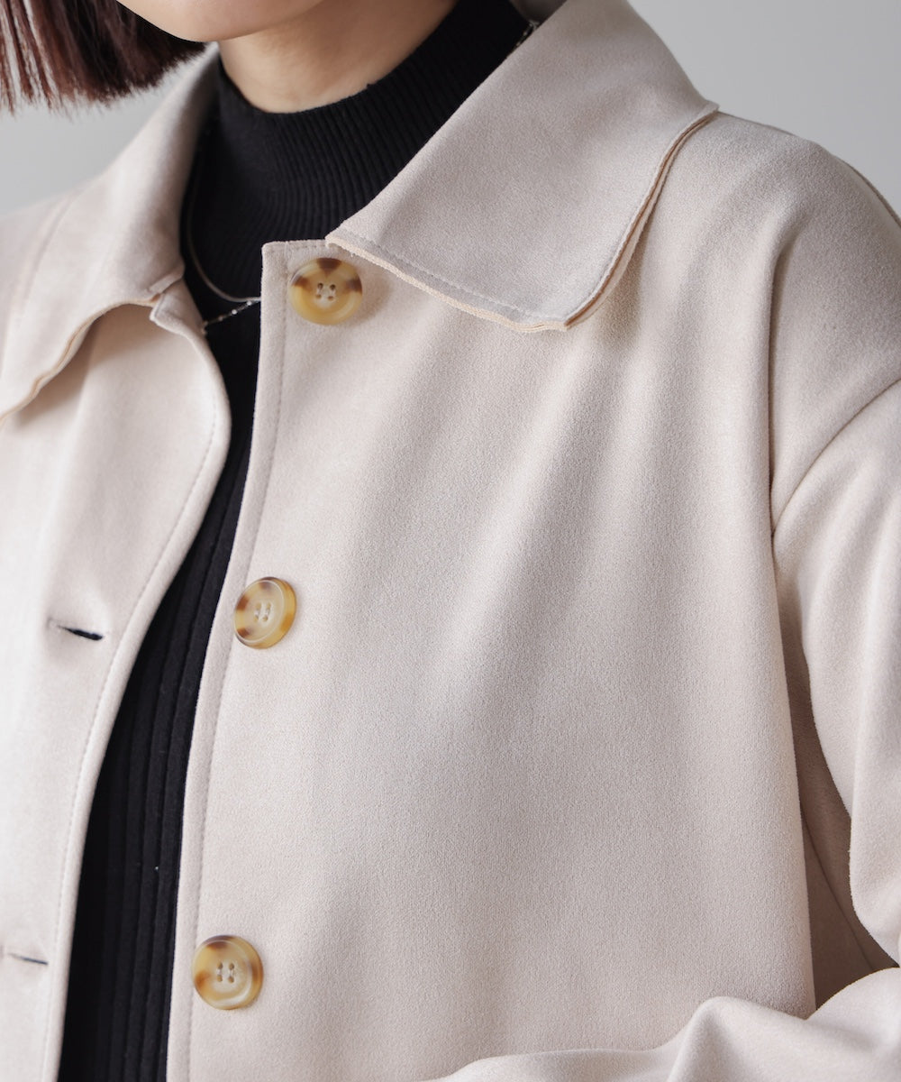 【WEB限定】ステンカラースエードジャケット