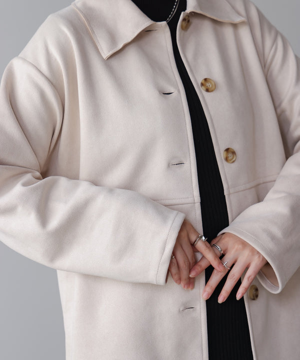 【WEB限定】ステンカラースエードジャケット