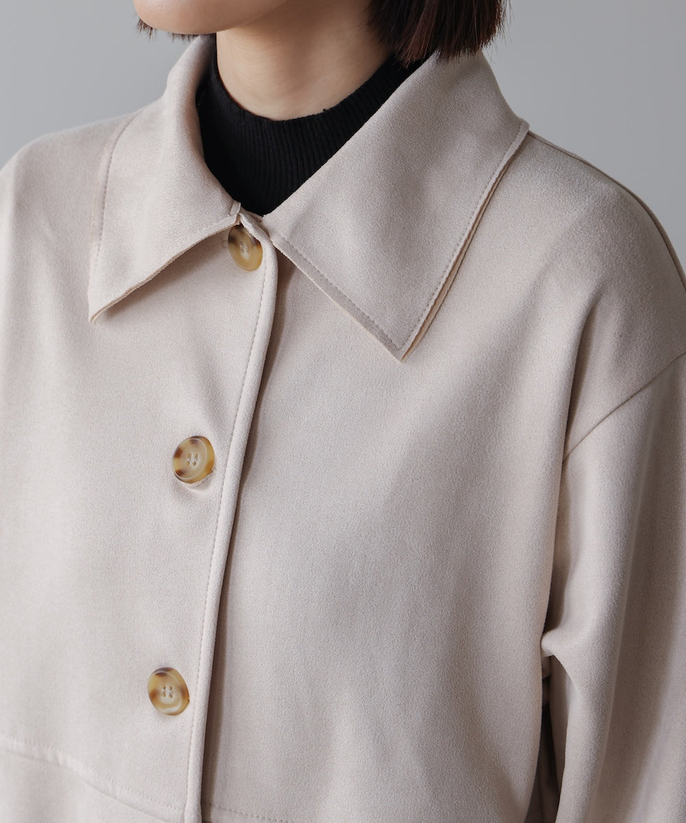 【WEB限定】ステンカラースエードジャケット