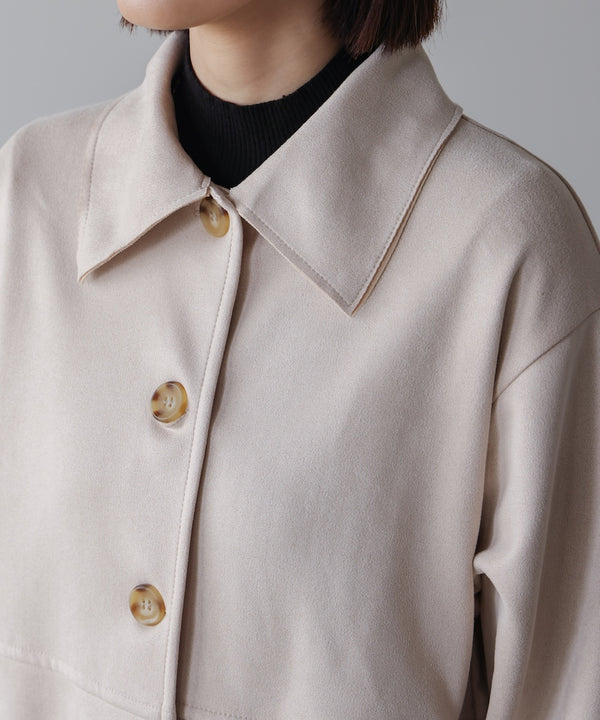 【WEB限定】ステンカラースエードジャケット
