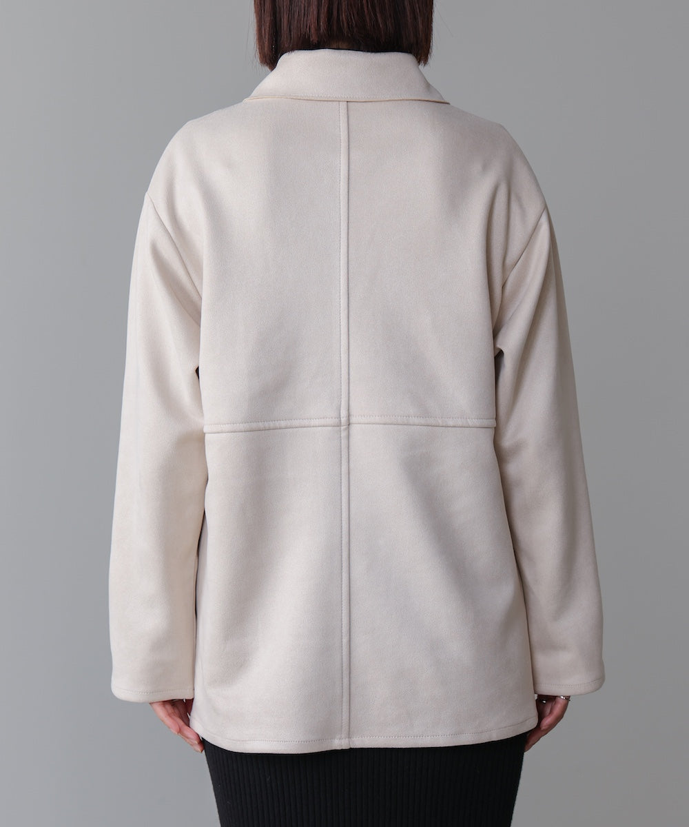 【WEB限定】ステンカラースエードジャケット