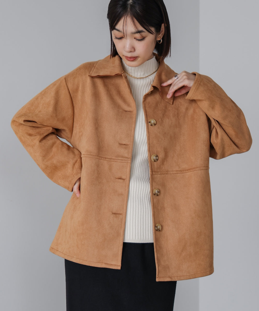 【WEB限定】ステンカラースエードジャケット