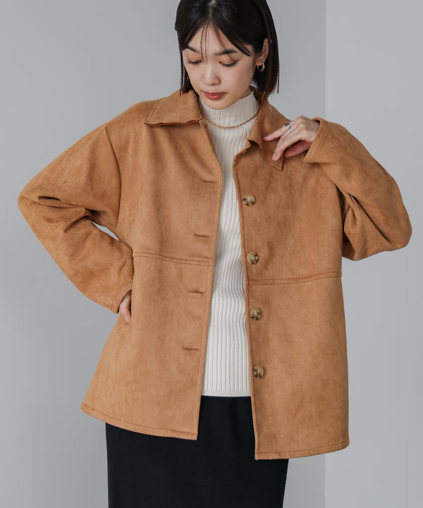 【WEB限定】ステンカラースエードジャケット