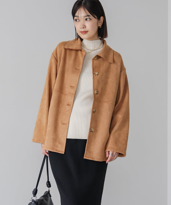 【WEB限定】ステンカラースエードジャケット