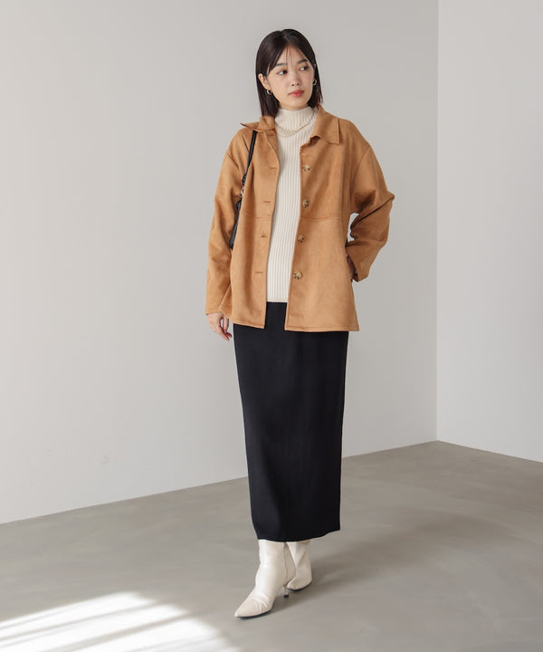 【WEB限定】ステンカラースエードジャケット