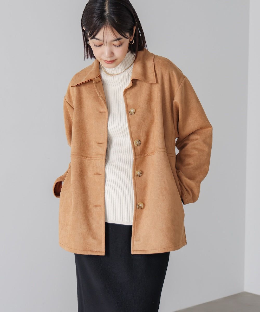 【WEB限定】ステンカラースエードジャケット