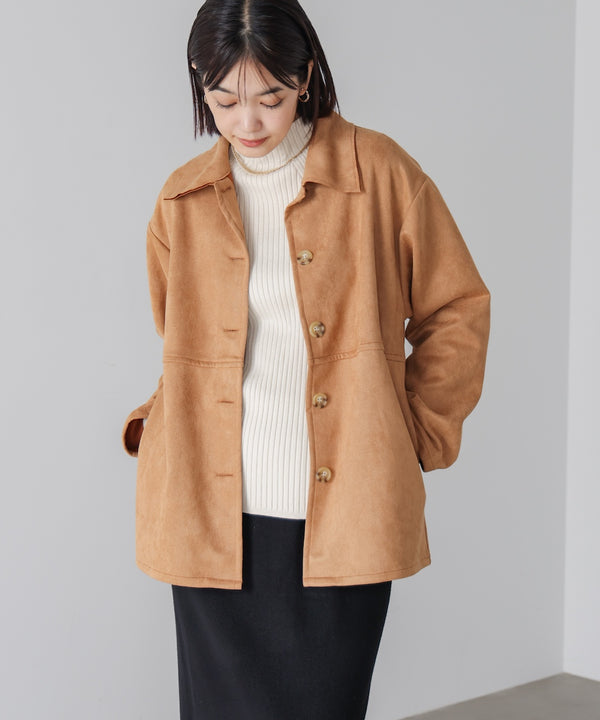 【WEB限定】ステンカラースエードジャケット