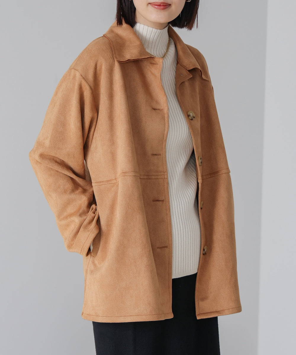 【WEB限定】ステンカラースエードジャケット