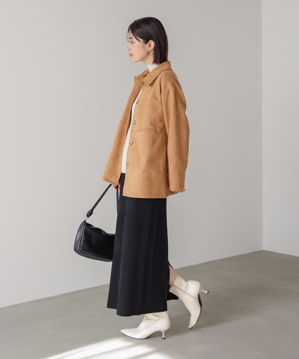 【WEB限定】ステンカラースエードジャケット