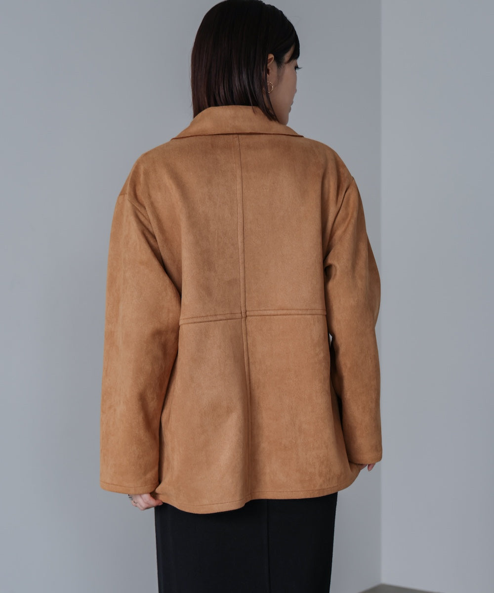 【WEB限定】ステンカラースエードジャケット