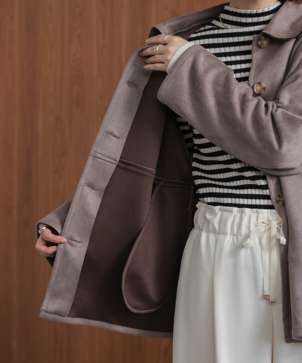 【WEB限定】ステンカラースエードジャケット