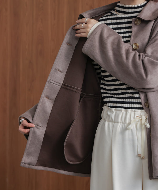 【WEB限定】ステンカラースエードジャケット