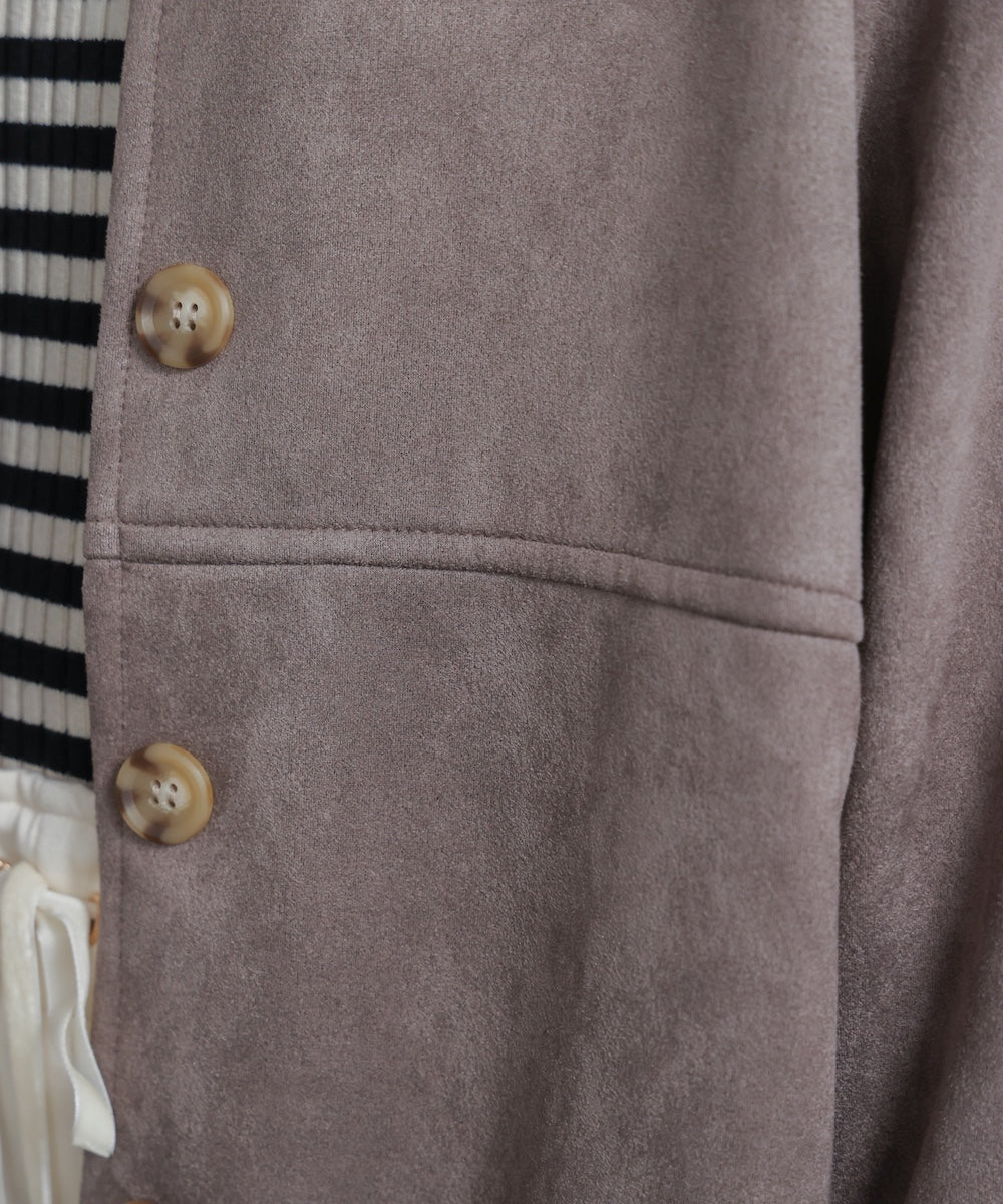 【WEB限定】ステンカラースエードジャケット