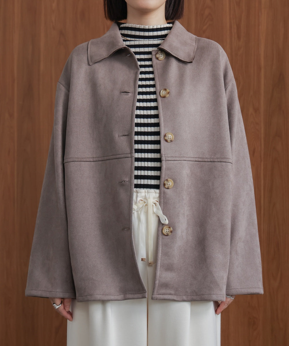 【WEB限定】ステンカラースエードジャケット